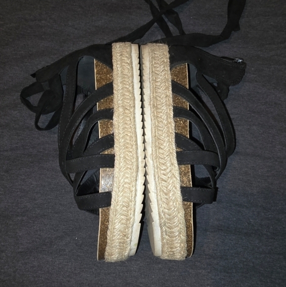Torrid Espadrille Strappy Platform Gladiator Sandals - Picture 5 of 5